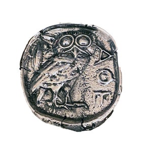 Búho griego redondo, más de 120 gramos de plata maciza, diseño intrincado, ideal para coleccionistas e inversores, regalo perfecto.