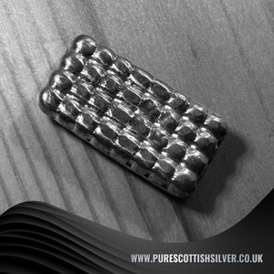1 troy oz with Bobbles,  Solid Silver, 999fs, Intricate Silver Bar, Perfect for Asset Diversification, Ideal Gift for Investors
