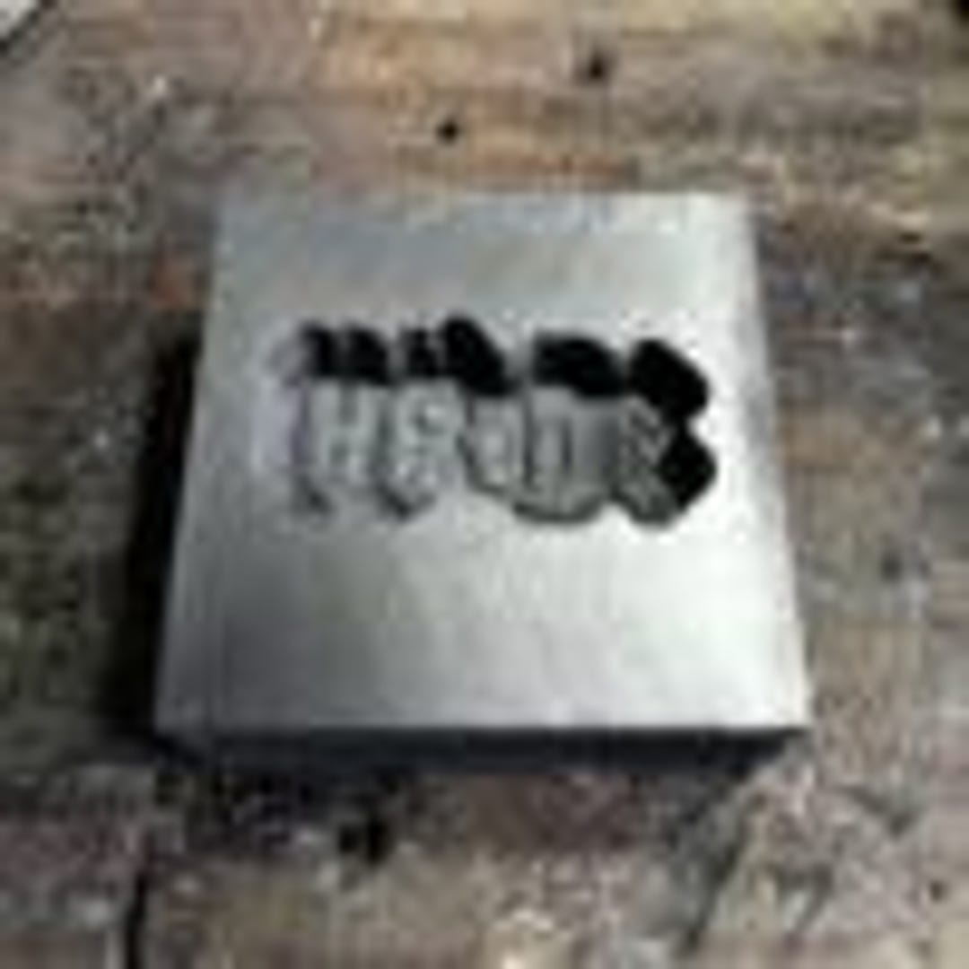 AC/DC Logo Graphite Mold: Metal & Glass Casting for Artisans - Etsy