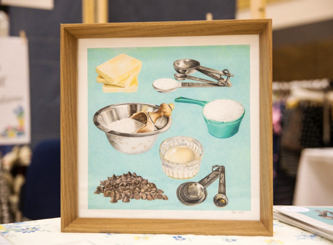 Chocolate Chip Cookies Print - Etsy