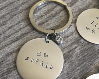 Stainless Steel Personalized Key Ring