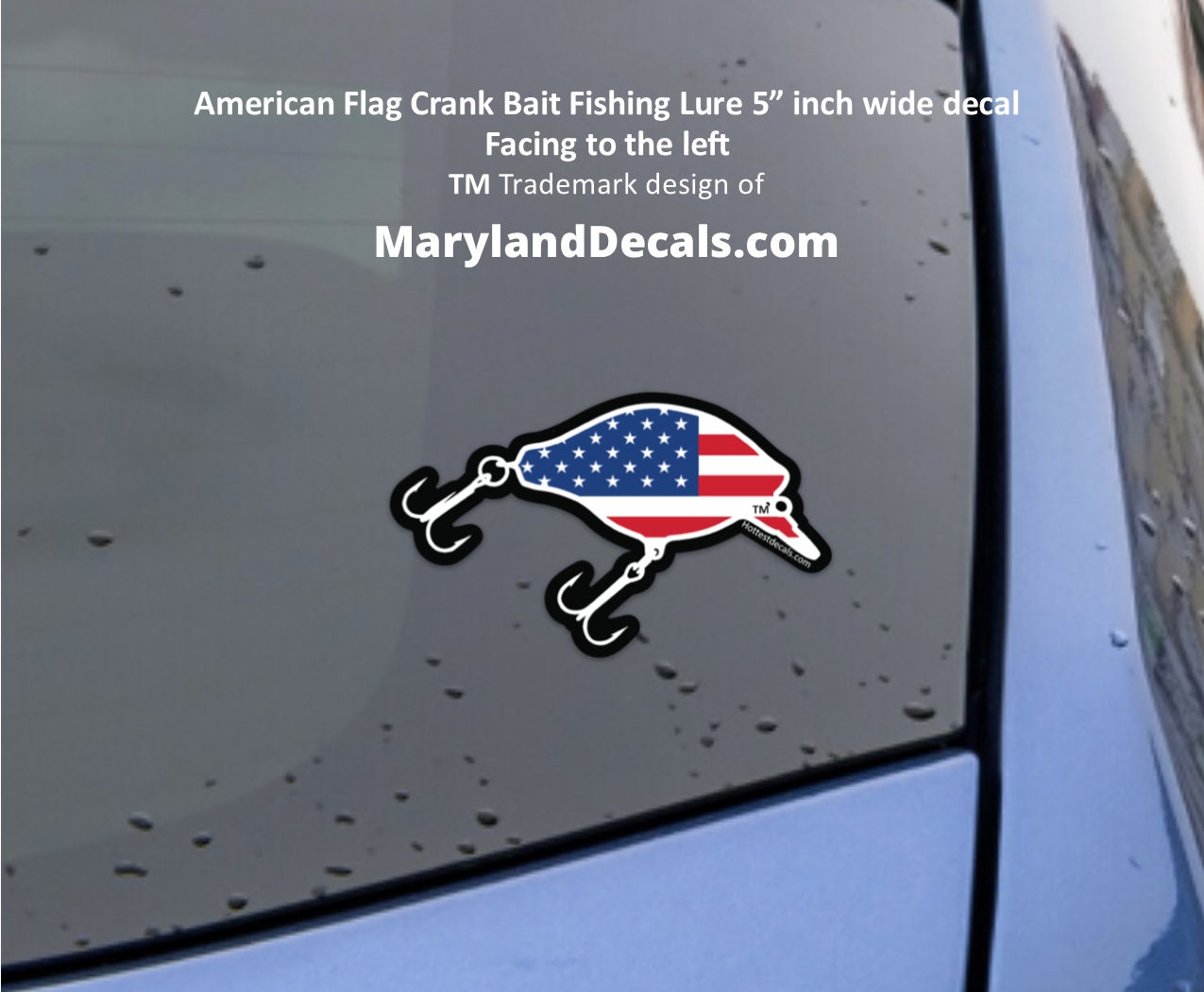 10 Pair Fishing Tackle Lure Sticker Fish Boat Car Vehicle Truck Window  Decal
