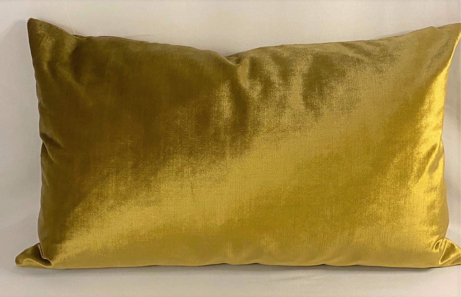 Gold velvet lumbar pillow cover Custom pillow Throw Pillow Etsy
