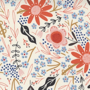 Birdsong multiple colors Flowers Moda priced by the 1/2 yard, cut to order 221165