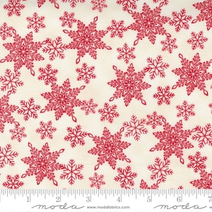 Home Sweet Holidays Snowflakes from Deb Strain, multiple colors (by Moda) priced by the 1/2 yard, cut to order 10154