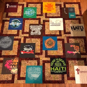 Custom T-shirt Quilts deposit Return shipping and extra labor will be added to the final invoice. Bild 4