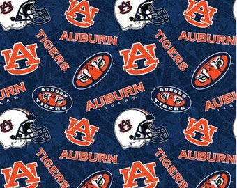 NCAA Auburn Tone on Tone Cotton (College Collection, by Sykel Enterprises) -priced by the 1/2 yard, cut to order 71008