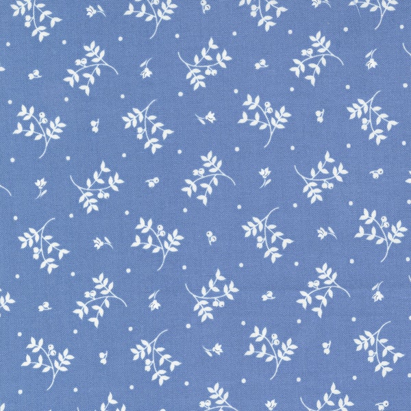 Blueberry Delight leaves and berries multiple colors by Moda priced by the 1/2 yard, cut to order 231189