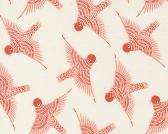 Birdsong multiple colors Birds Moda priced by the 1/2 yard, cut to order 221168