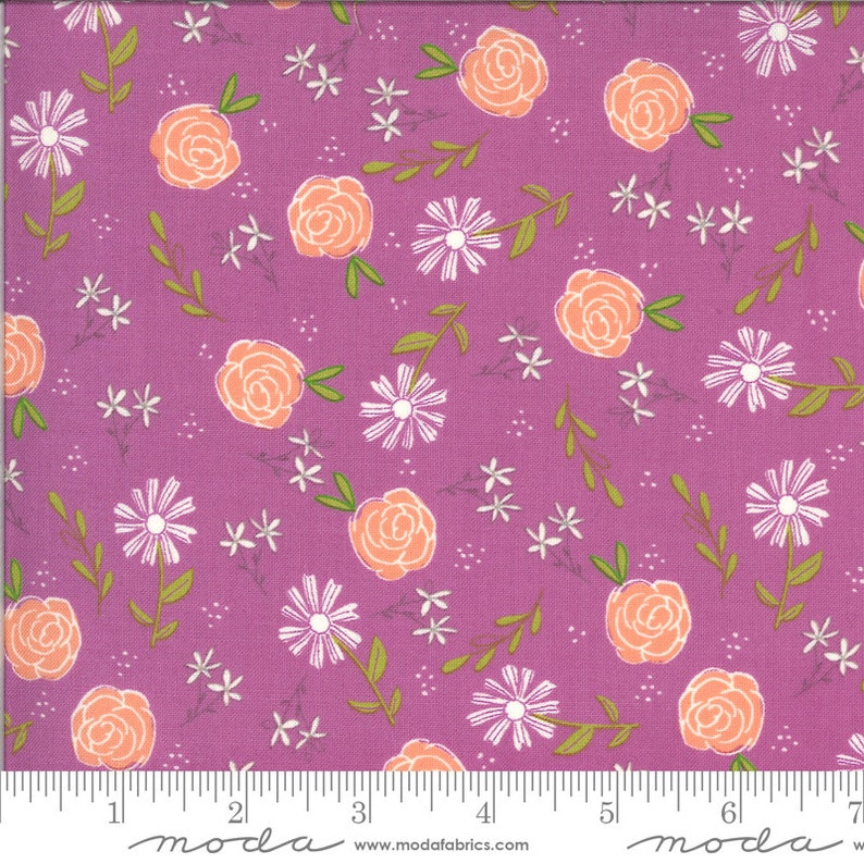 Balboa Wild Rose multiple colors from Moda by Sheri and Chesi -priced by the 12 yard cut in on piece 201068