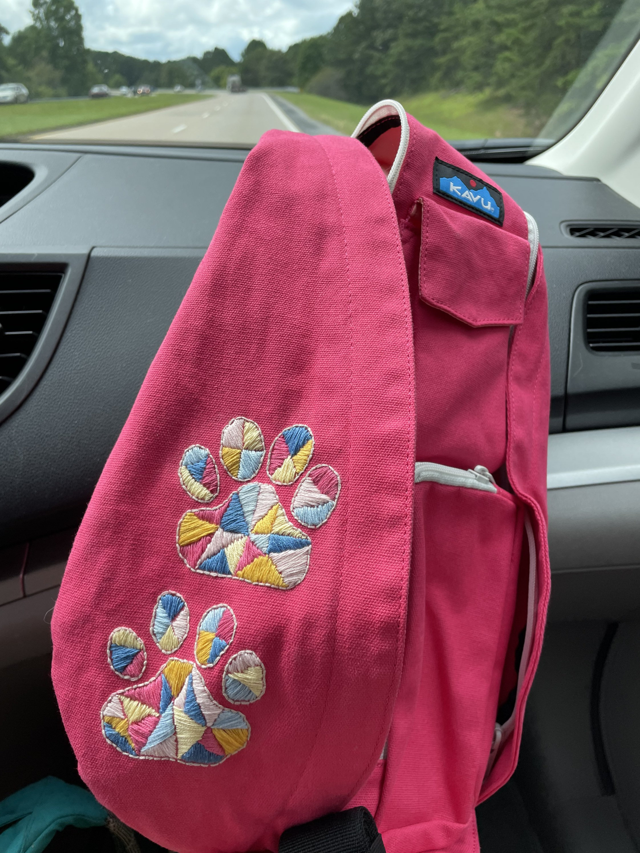 Hand Embroidered KAVU Rope Bags. Etsy