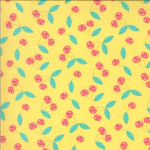 Hello Sunshine Cheeries Multiple Colors from Moda (by Abi Hall)-priced by the 1/2 yard, cut in on piece 211097