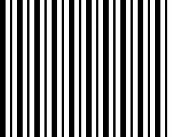 Black Mini Awning Stripe, Kimberbell Basics by Kim Christopherson Collection-priced by the 1/2 yard, cut to order 40063