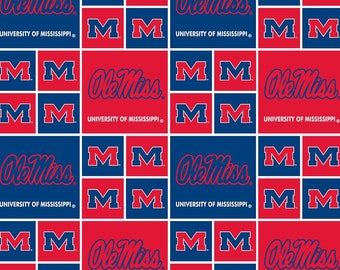 University of Mississippi-priced by the 1/2 yard, cut to order 71041