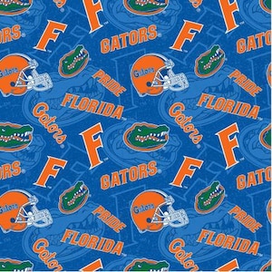 NCAA Florida Tone on Tone (College Collection, door Sykel Enterprises) - geprijsd per 1/2 yard, op bestelling gesneden 71027
