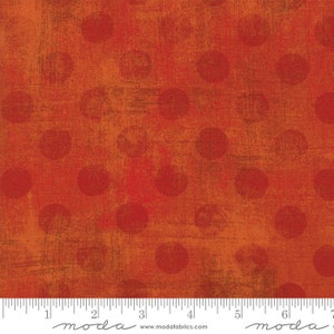 Grunge Hits the Spot Pumpkin (by Moda)  priced by 1/2 yard, cut to order 60089