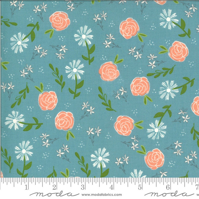 Balboa Wild Rose multiple colors from Moda by Sheri and Chesi -priced by the 12 yard cut in on piece 201068