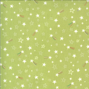 Hello Sunshine Stars Multiple Colors from Moda (by Abi Hall)-priced by the 1/2 yard, cut in on piece 211098