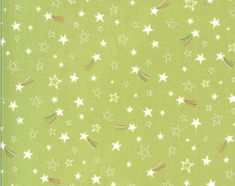 Hello Sunshine Stars Multiple Colors from Moda (by Abi Hall)-priced by the 1/2 yard, cut in on piece 211098