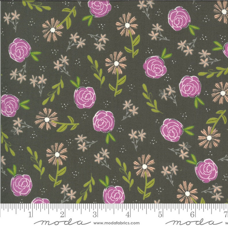 Balboa Wild Rose multiple colors from Moda by Sheri and Chesi -priced by the 12 yard cut in on piece 201068