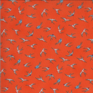 Lulu Flying Hi Multiple Colors from Moda (by Chez Moi)-priced by the 1/2 yard, cut in on piece 211118