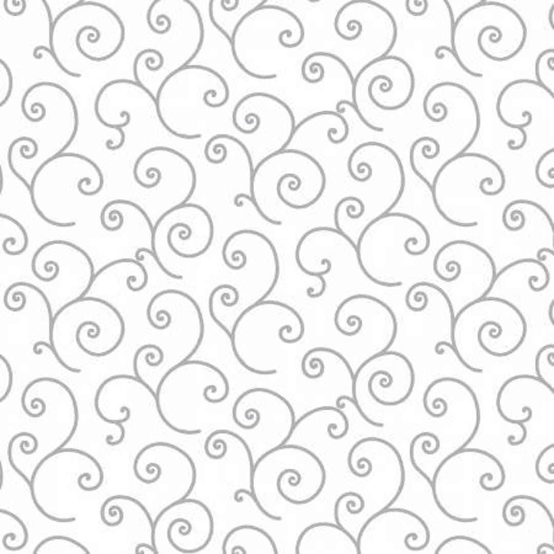 White & Grey Scroll (kimberbell Basics, by Kim Christopherson ...