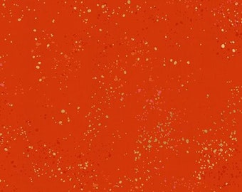 Speckled Metallic Warm Red  (by Moda Ruby Star)-priced by the 1/2 yard, cut to order 85006