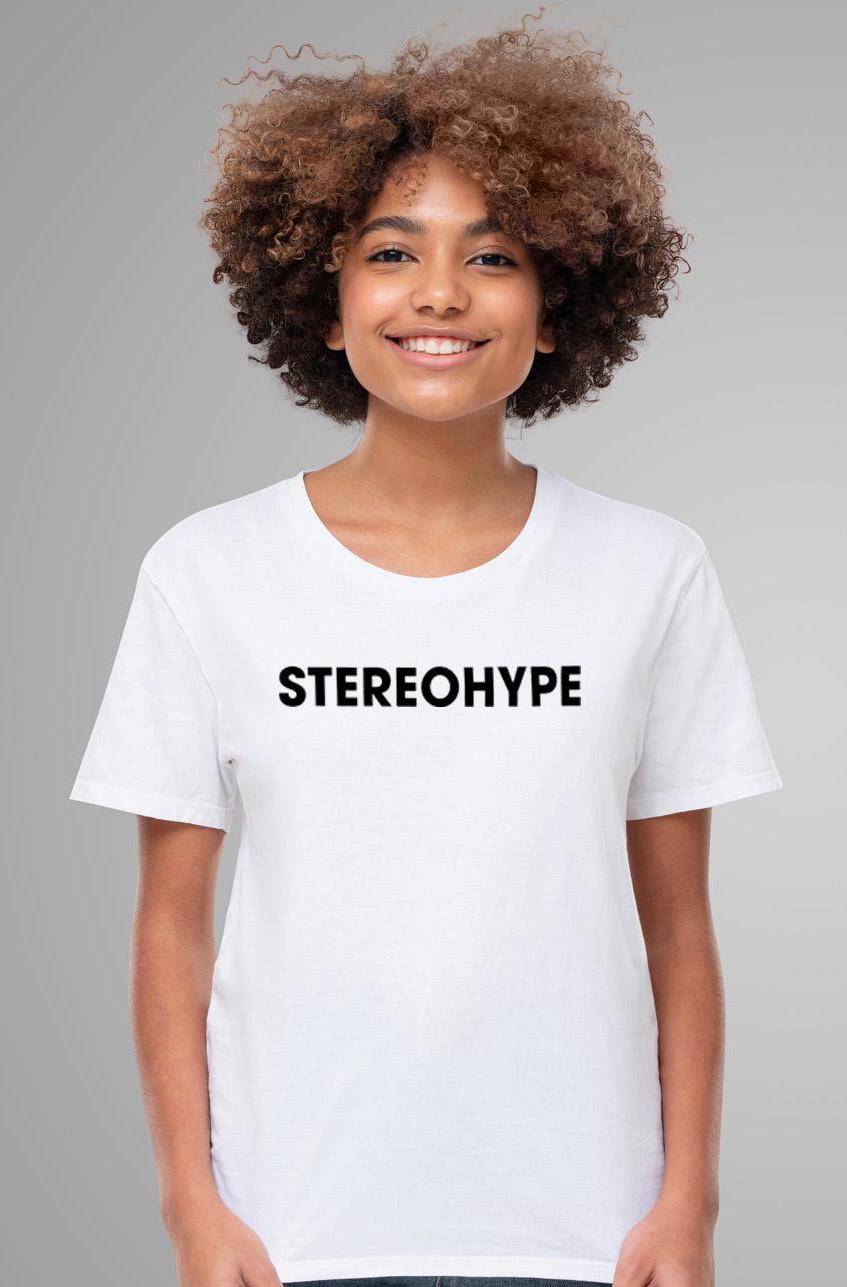 STEREOHYPE James Hype angel Tシャツ James Hype Stereohype T-shirt Crewneck Short Sleeve Tee Men