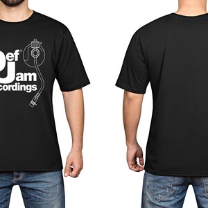 Def Jam Recordings Logo Men&#39;s T-shirt Turntable Arm