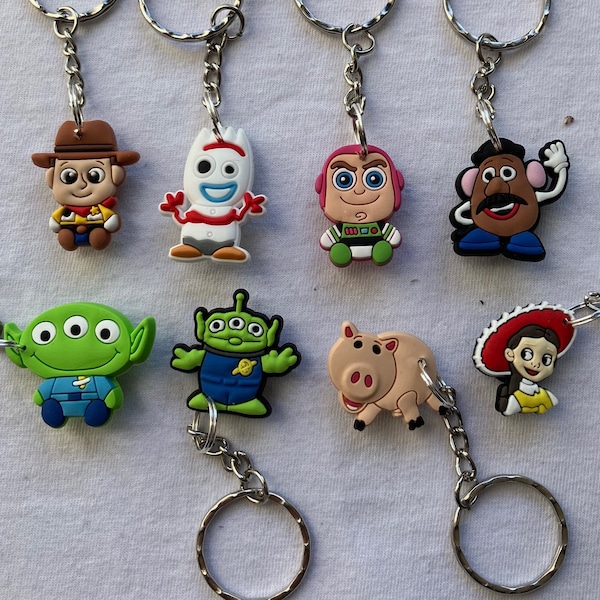 Toy Story Keyrings/Keychains | cartoon cute emo kids goth fun jake finn disney japan kitsch 90s