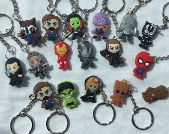 New Marvel Comics Superhero War Thanos Alloy Key Chains Keychain Keyfob Keyring