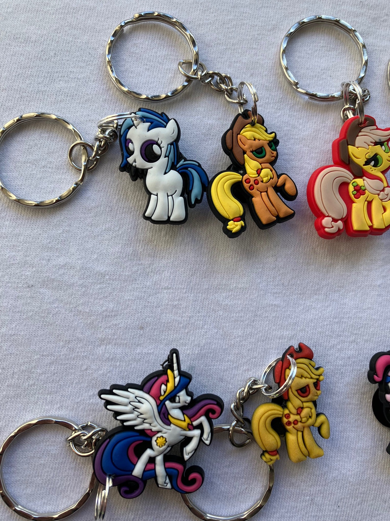 Mlp Key Rings My Little Pony Keyrings/keychains | Cartoon Cute Emo Kids Goth Fun Jake ...