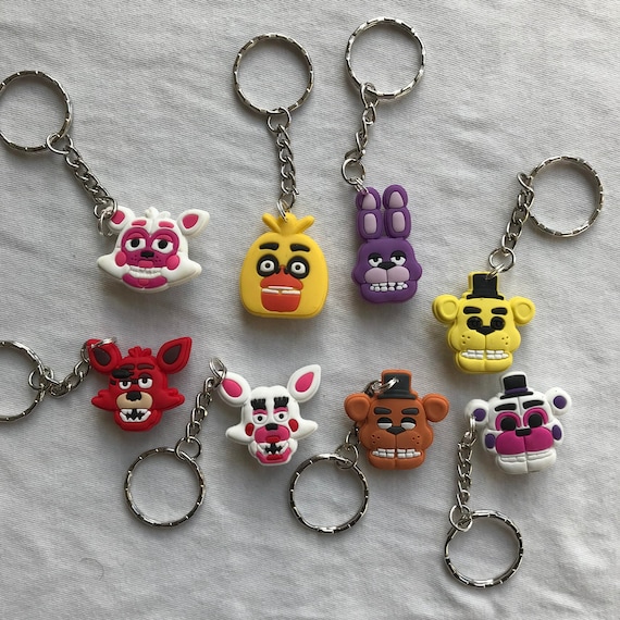 Five Nights at Freddy's Keyrings/Keychains | Gaming cartoon cute emo kids  goth fun jake finn minec japan kitsch 90s