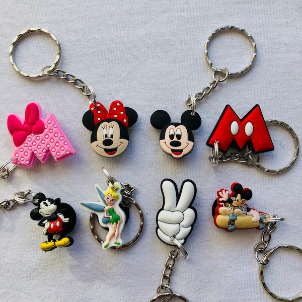Disney MickeyKeyrings/Keychains | cartoon cute emo kids goth fun jake finn japan kitsch 90s