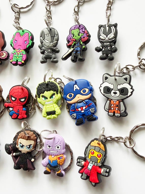 Avengers Marvel Keyrings/keychains | Cartoon Guardians of Galaxt S