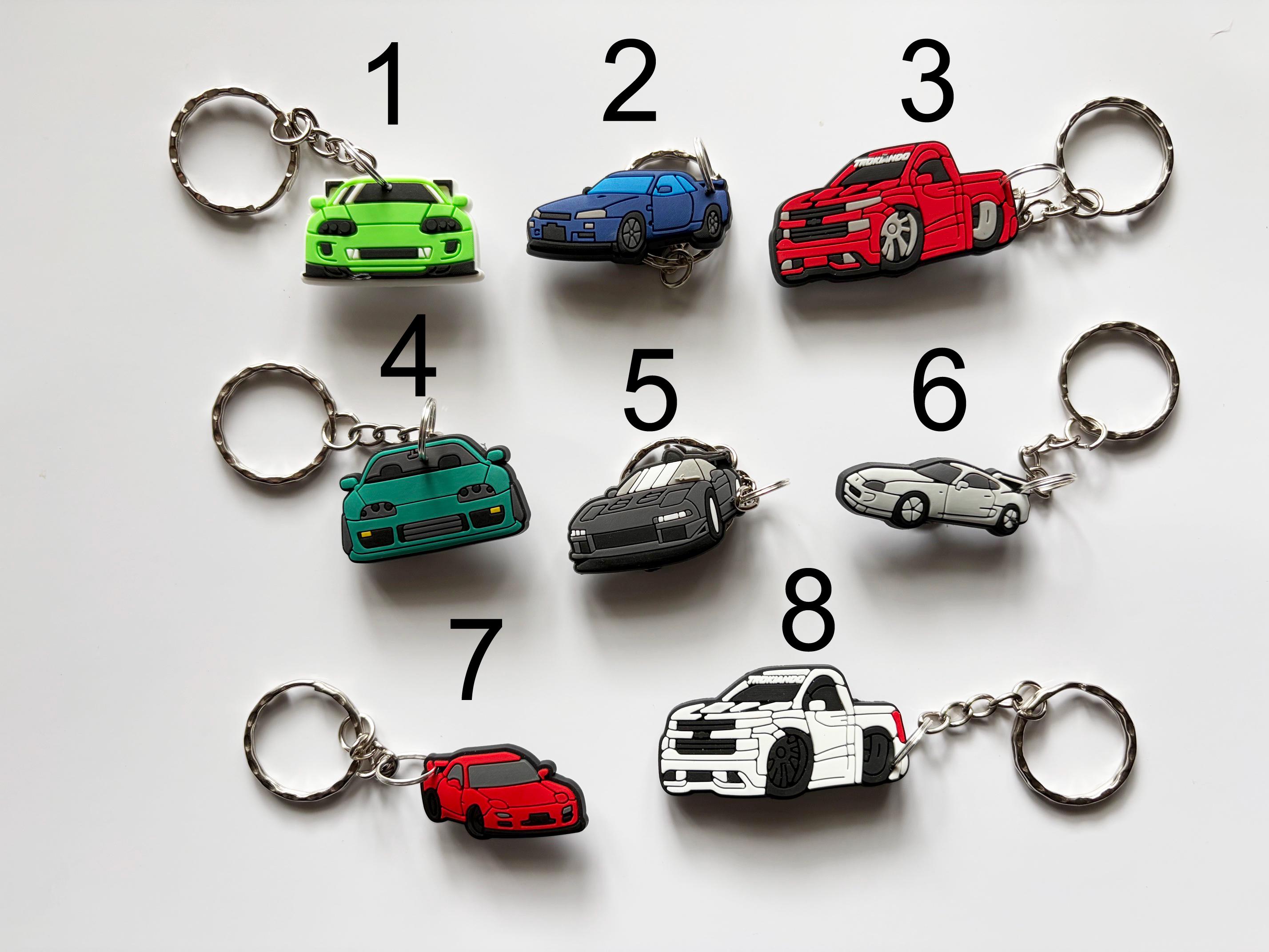 Library Car Keychains Sports Car and Truck Custom Keyrings/keychains | Cars Sports Cars Fast ...