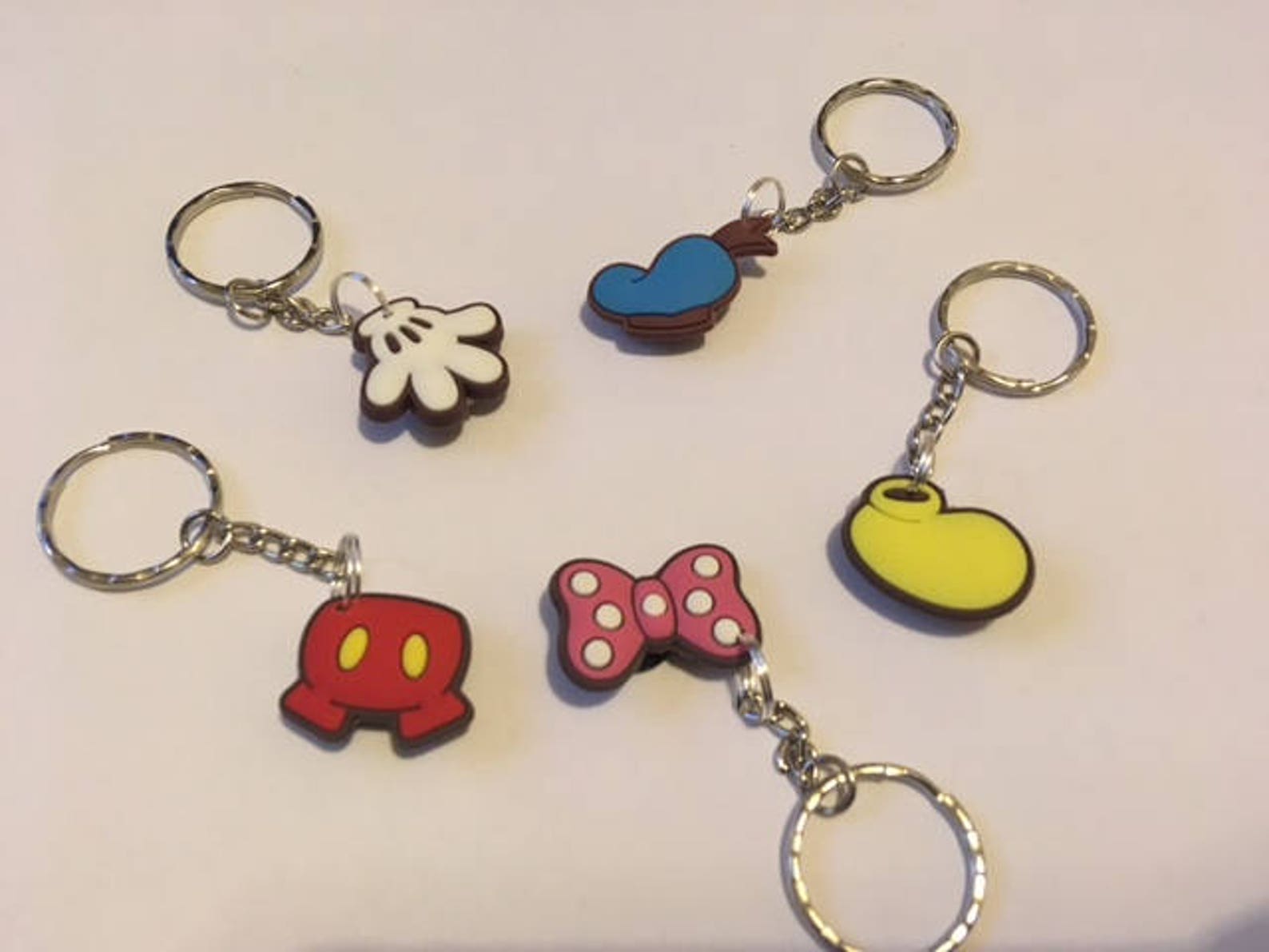 Disney Keyrings/keychains Cartoon Cute Emo Kids Goth Fun Etsy