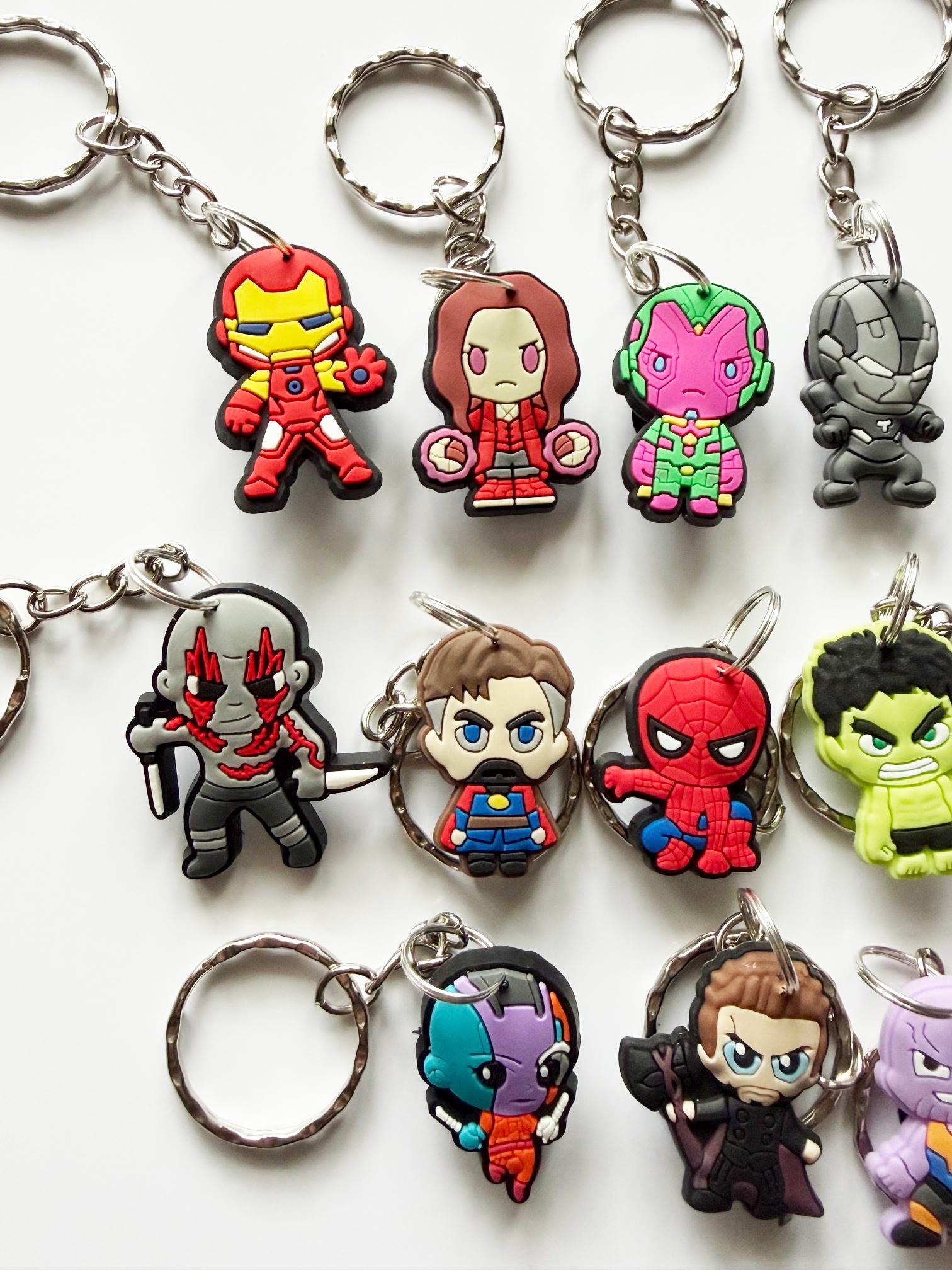 Avengers Marvel Keyrings/keychains | Cartoon Guardians of Galaxt S