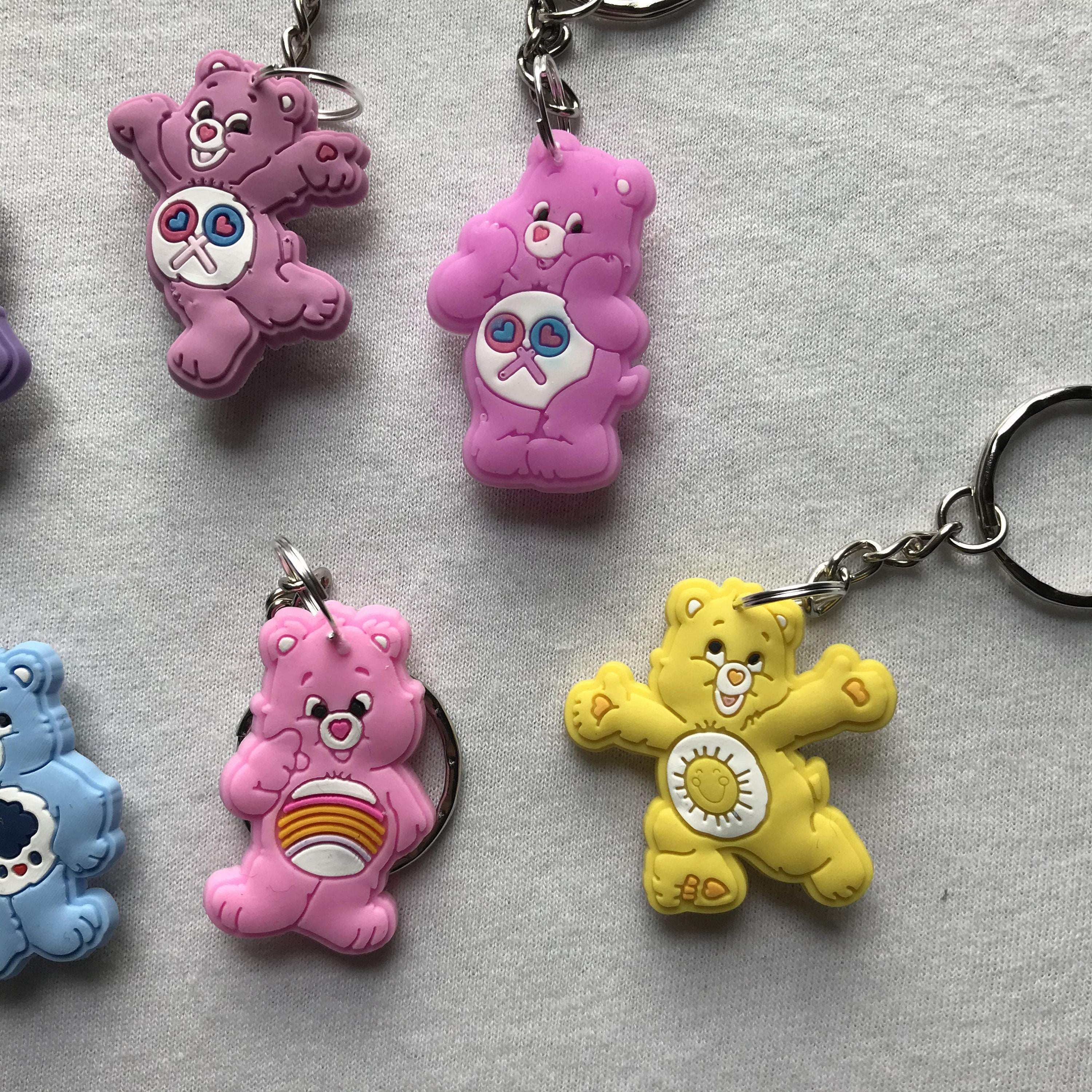 Care Bear Custom Keyrings/keychains Cartoon Cute Emo Kids Etsy India