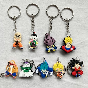 Dragonball Z Chaveiros/Chaveiros | desenho animado fofo emo crianças gótico divertido jake finn minec japão anime mangá desenho animado