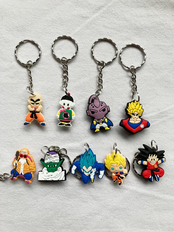Dragonball Z Keyrings Keychains cartoon cute emo kids goth fun jake finn minec japan anime manga cartoon