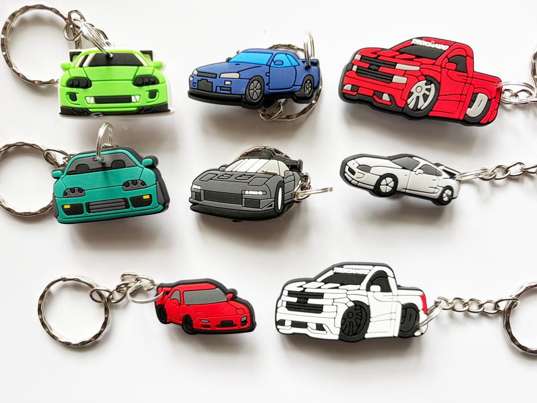 Library Car Keychains Sports Car and Truck Custom Keyrings/keychains | Cars Sports Cars Fast ...