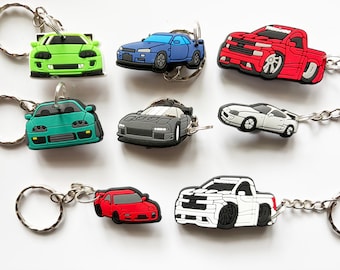 Sports Car and Truck Custom Keyrings/Keychains | cars sports cars fast car motorbike