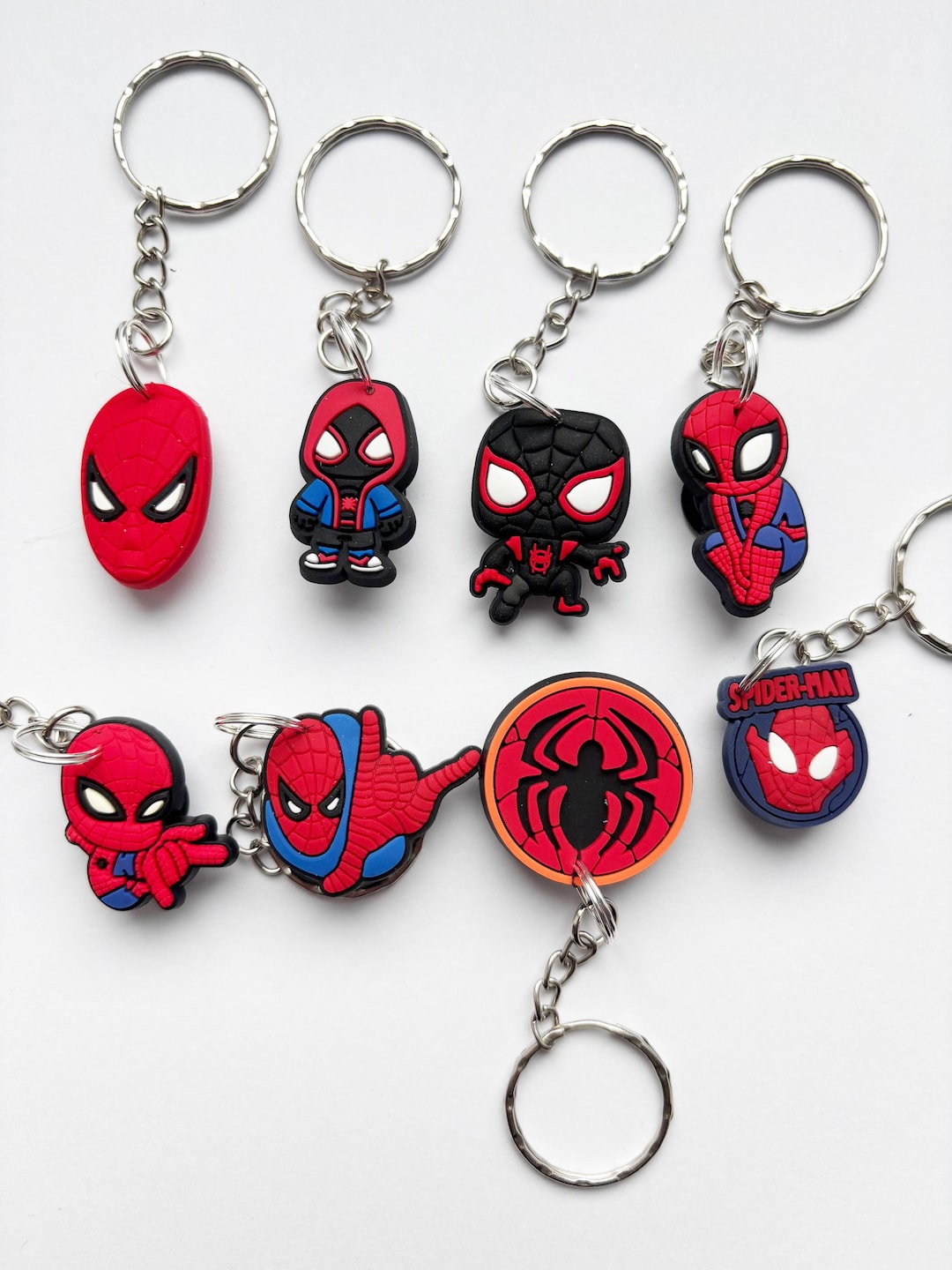 スパイダーマン キーリング/キーチェーン | 漫画 かわいい エモ 子供
