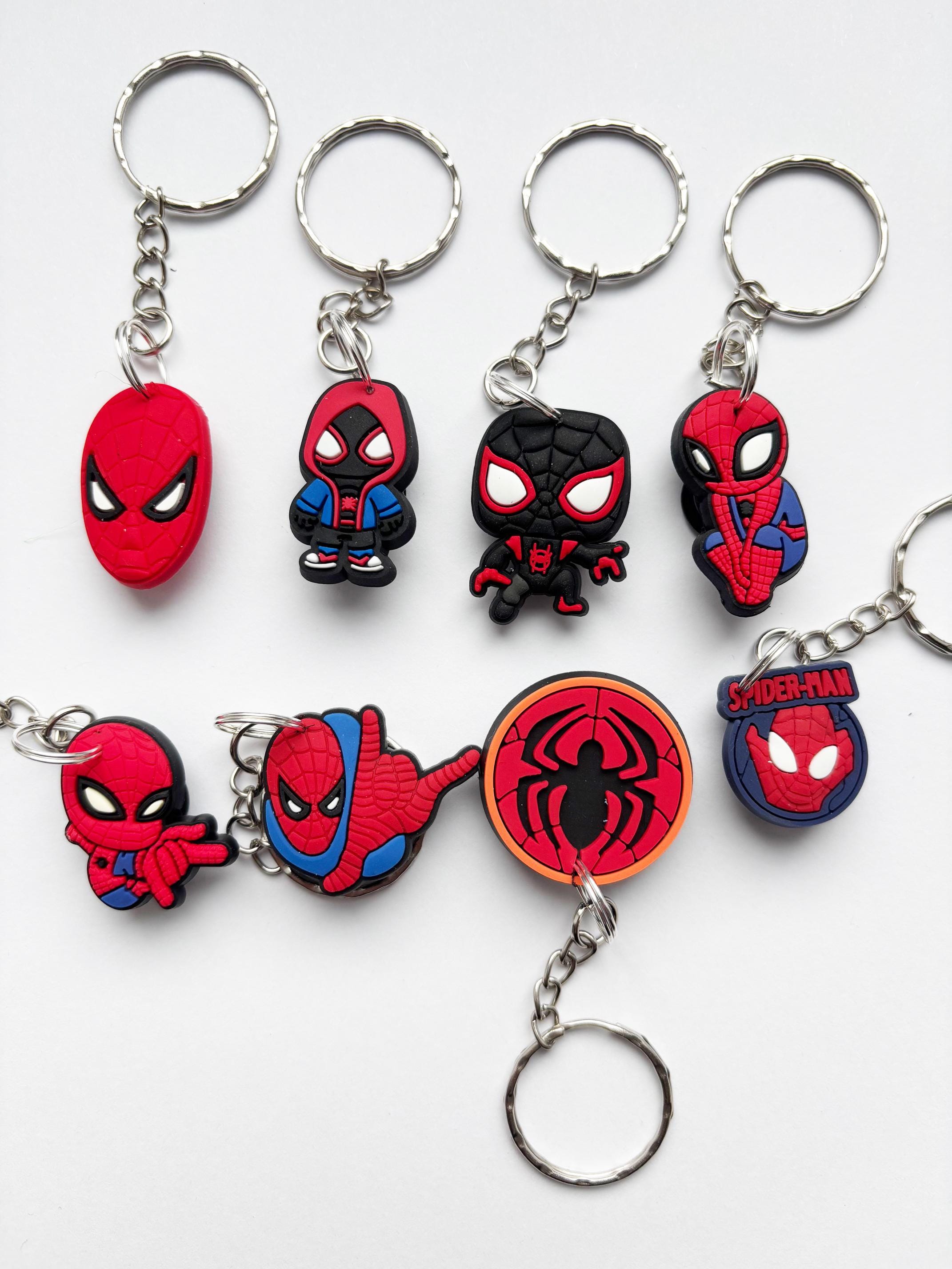 Spiderman Keyrings/keychains | Cartoon Cute Emo Kids Goth Fun