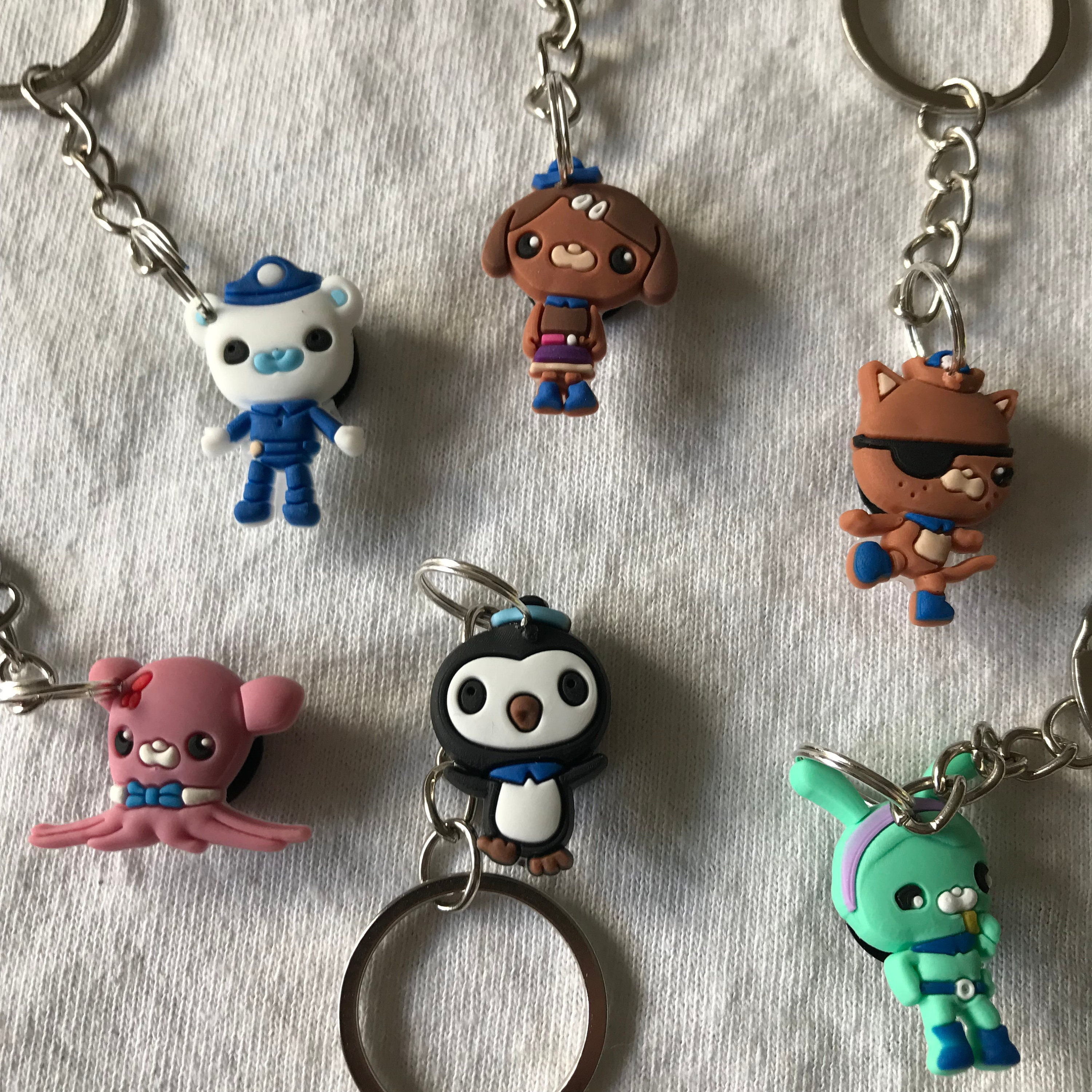 Octonauts Keyrings/keychains | Cartoon Cute Emo Kids Goth Fun Jake