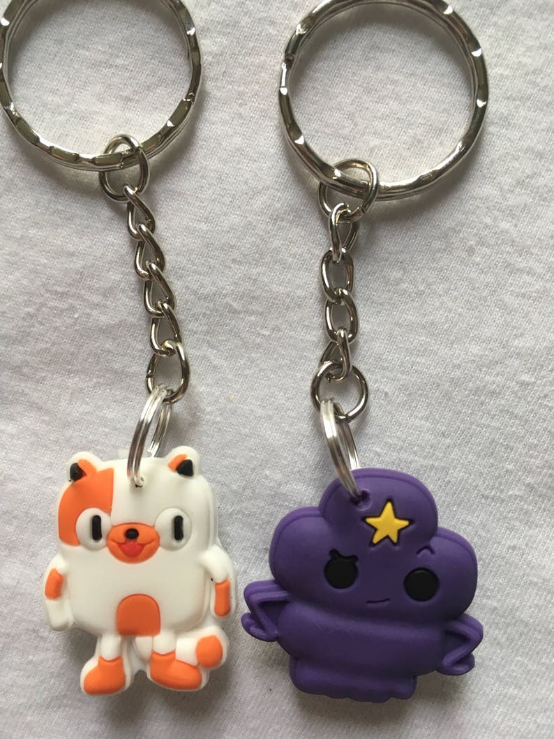 Adventure Time Keyrings/Keychains cartoon cute emo kids goth fun jake finn minec japan kitsch 90s image 3