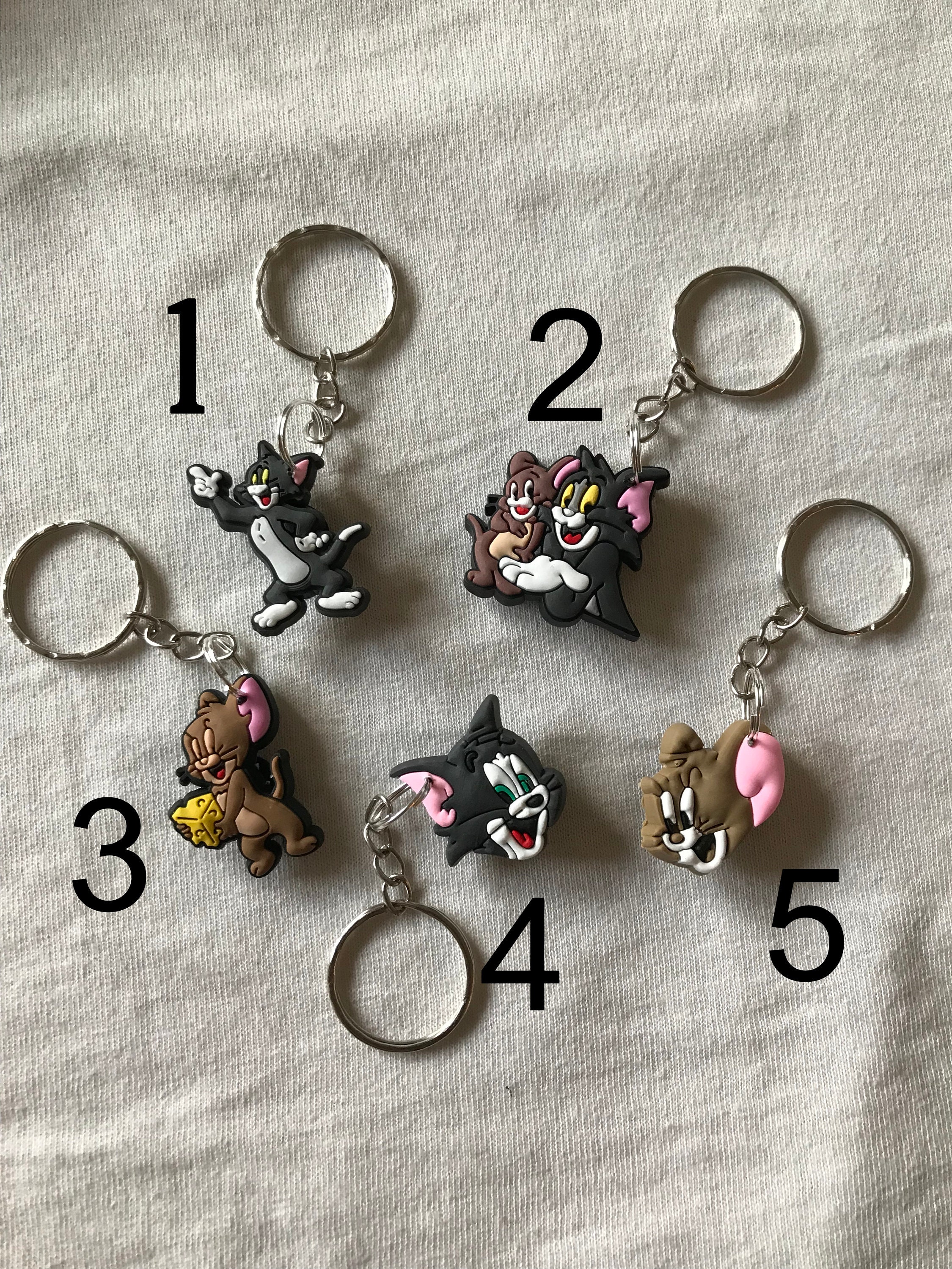Tom and Jerry Keyrings/keychains | Cartoon Cute Emo Kids