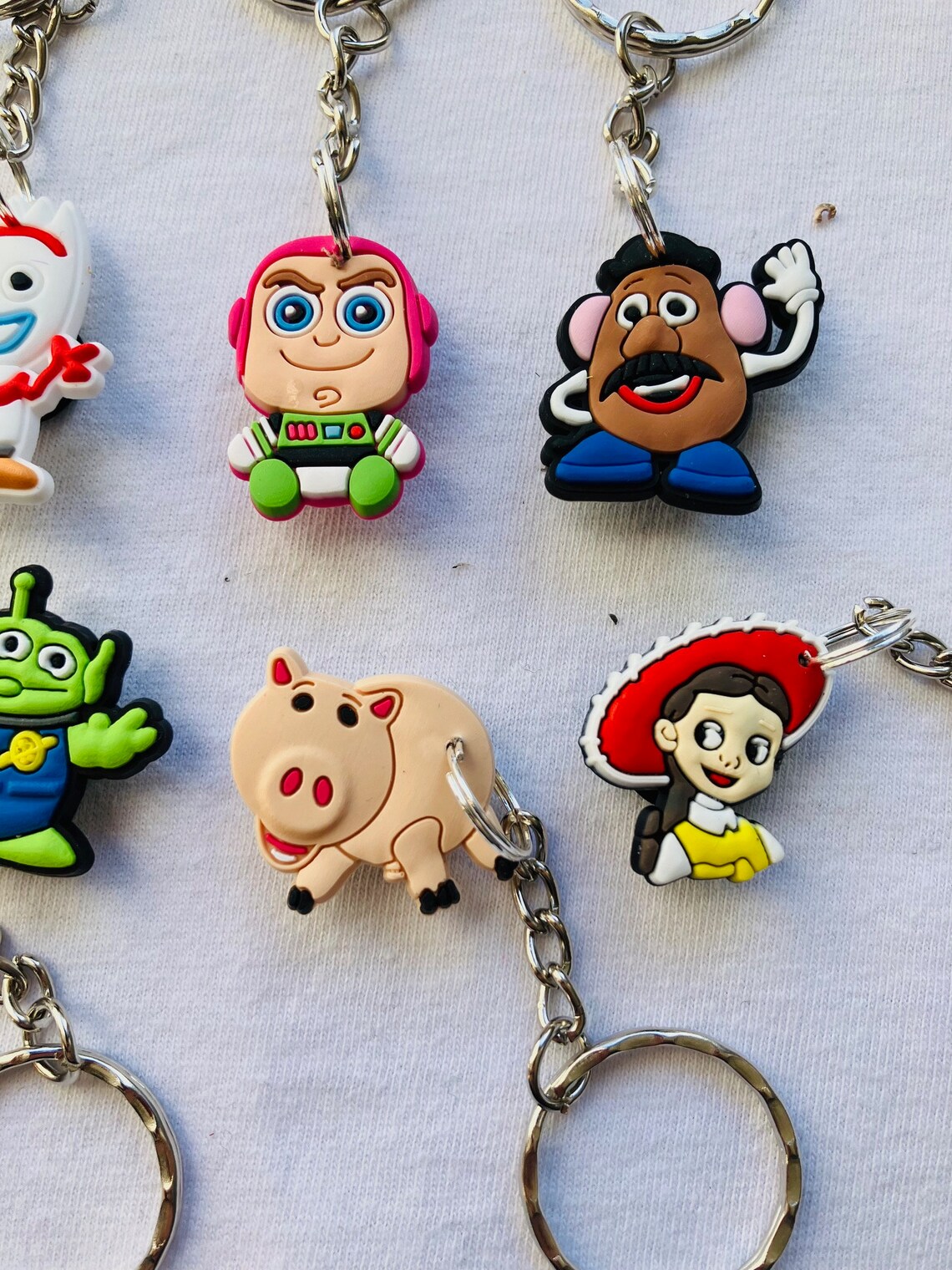 Fun Kids Key Rings Toy Story Keyrings/keychains | Cartoon Cute Emo Kids Goth Fun Jake Finn ...