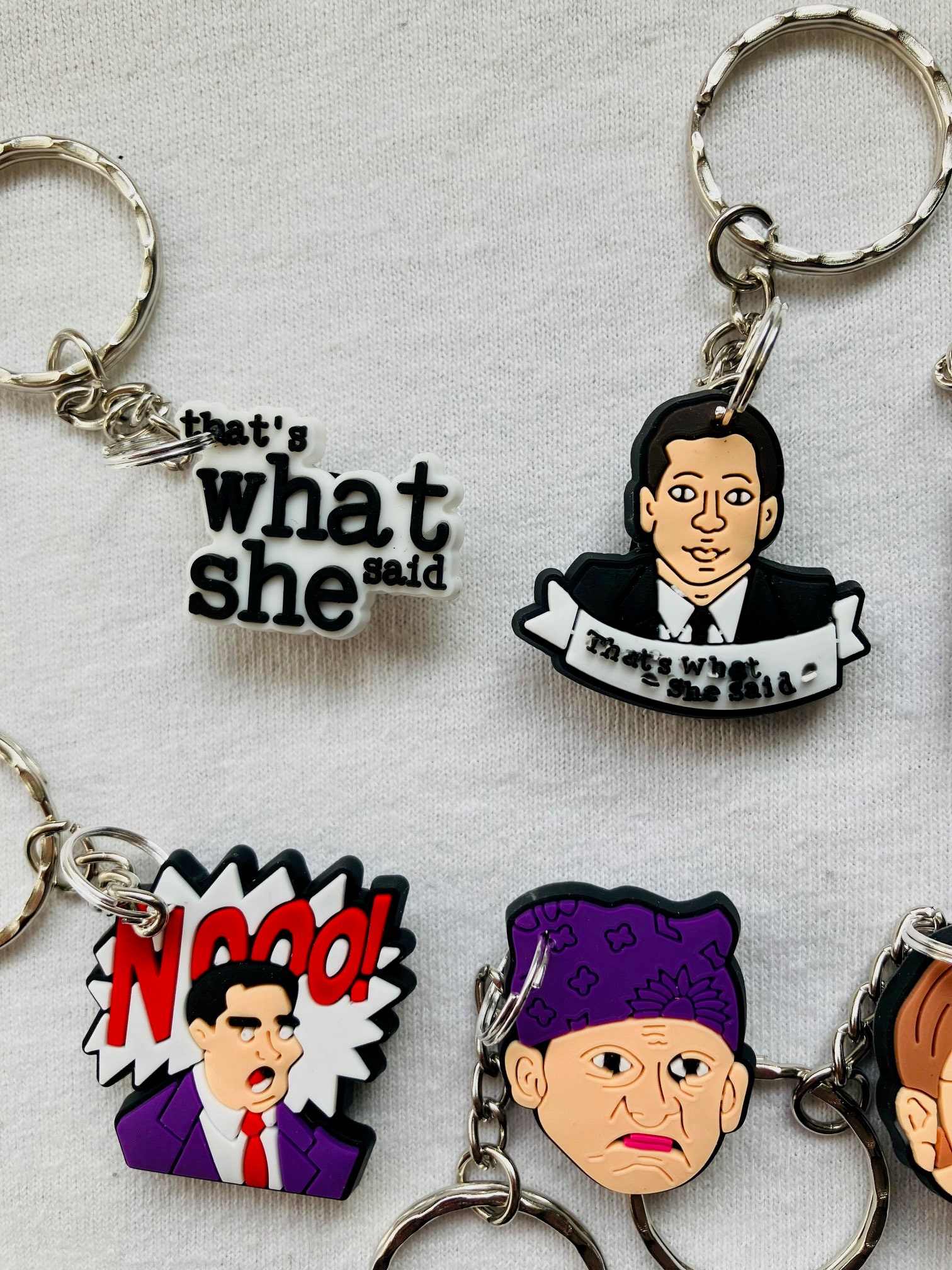 Dl Office Color Key Rings The Office US Themed Keyrings/keychains | Cartoon Cute Emo Kids Goth ...